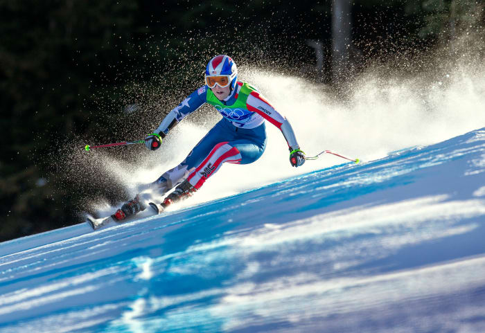 Lindsey Vonn in Vancouver 2010 Winter Olympic Games Women’s Super - G Whistler